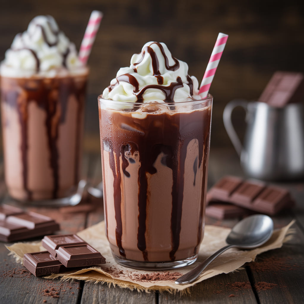 Iced Chocolate Six Ounces Coffee